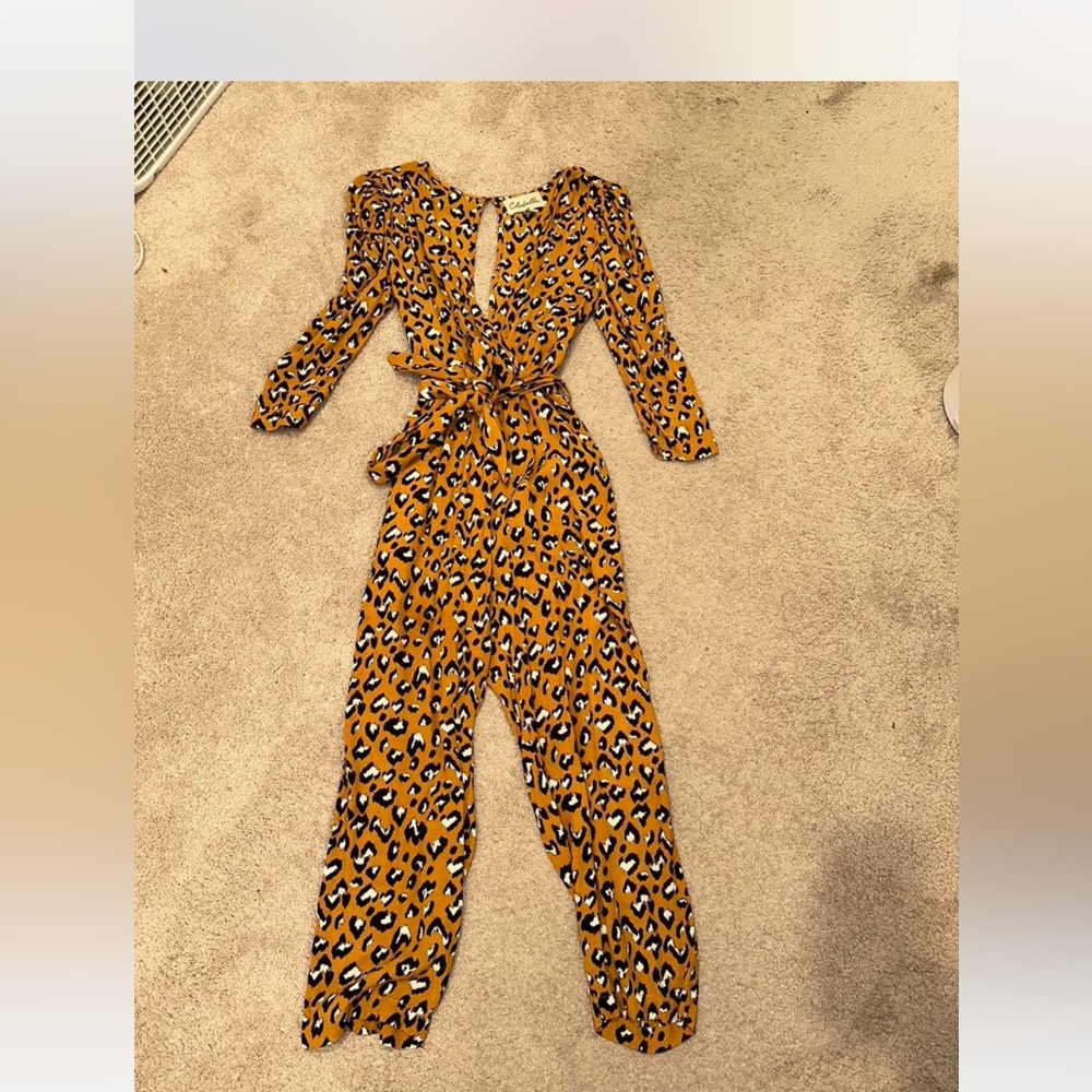 Cleobella Leopard Print Jumpsuit - Picture 4 of 6